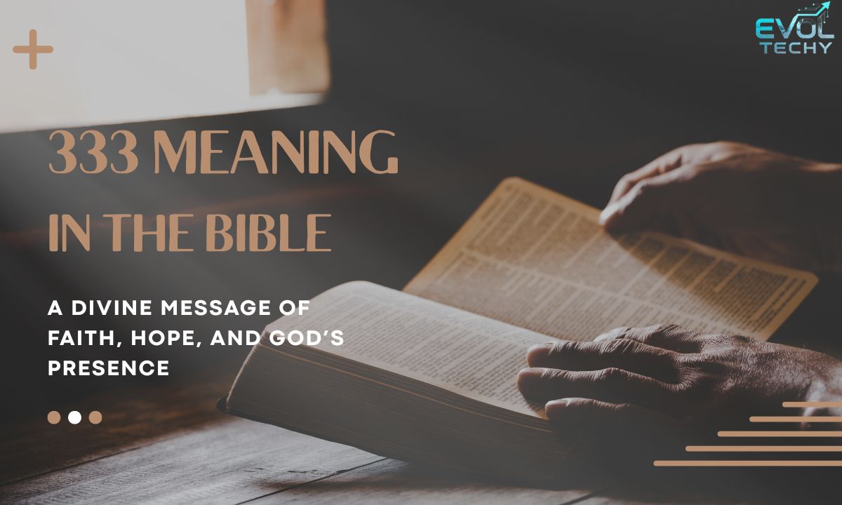 333 Meaning in the Bible